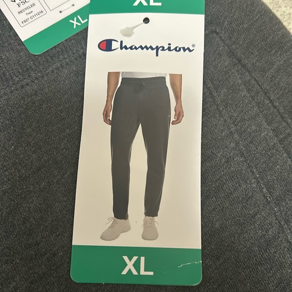 Champion Other - Champions mens fleece lined straight leg sweatpants/joggers Blue